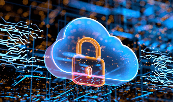 Cloud Security Illustration